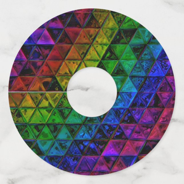 Étiquette Pour Verre De Vin Verre de fierté (Devant)