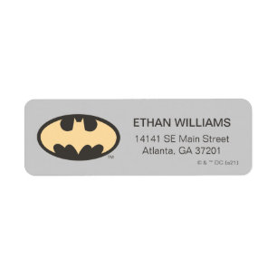 Étiquette Premier anniversaire de Batman Super Hero