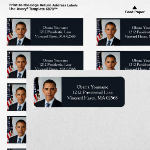 Étiquette Président Barack Obama Premier mandat Portrait Dis