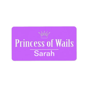 Étiquette Prince de Galles / Princesse de Galles (Pays de Ga