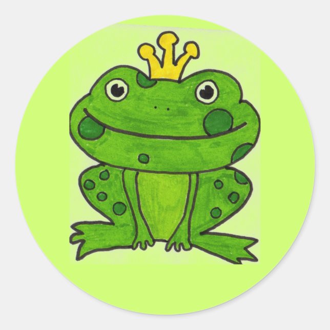 Étiquette prince de grenouille (Devant)