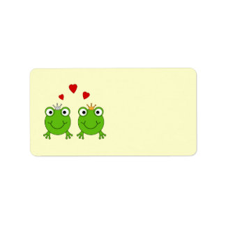 Étiquette Princesse de la grenouille et Prince de la grenoui