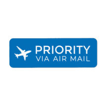 PRIORITÉ VIA AIR MAIL 飛 行 機 avion des parcs des vé