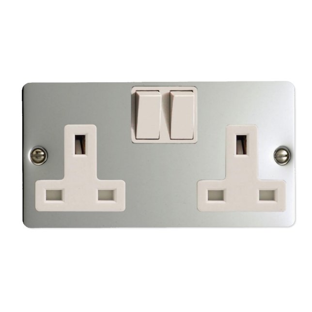 Étiquette Prise USB AC BS 1363 [British Standard] (Devant)