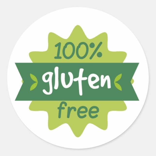 Étiquette produit sans gluten (Devant)
