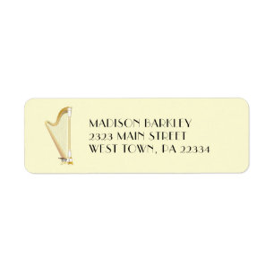 Étiquette Professeur de musique musicale de Harp