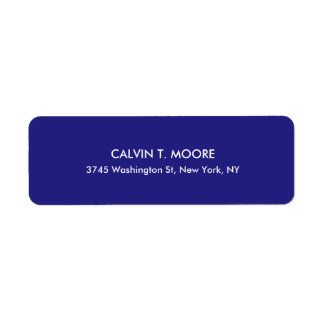 Étiquette Professionnel spécial unique bleu