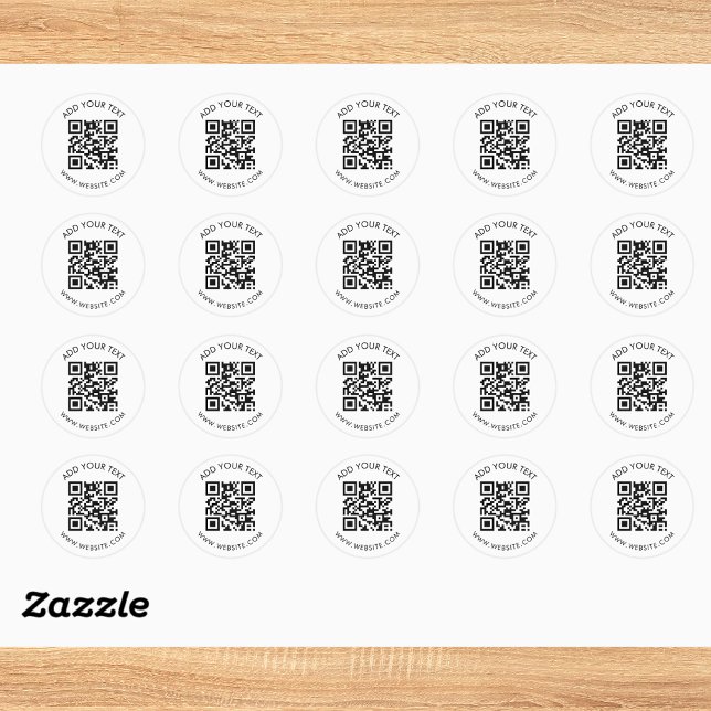 Étiquette promotionnelle de code QR professionnell (Créateur téléchargé)