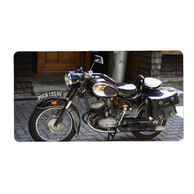 Étiquette Puch 125 SV (Devant)