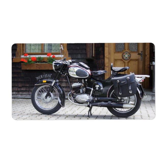 Étiquette Puch 125 SV (Devant)