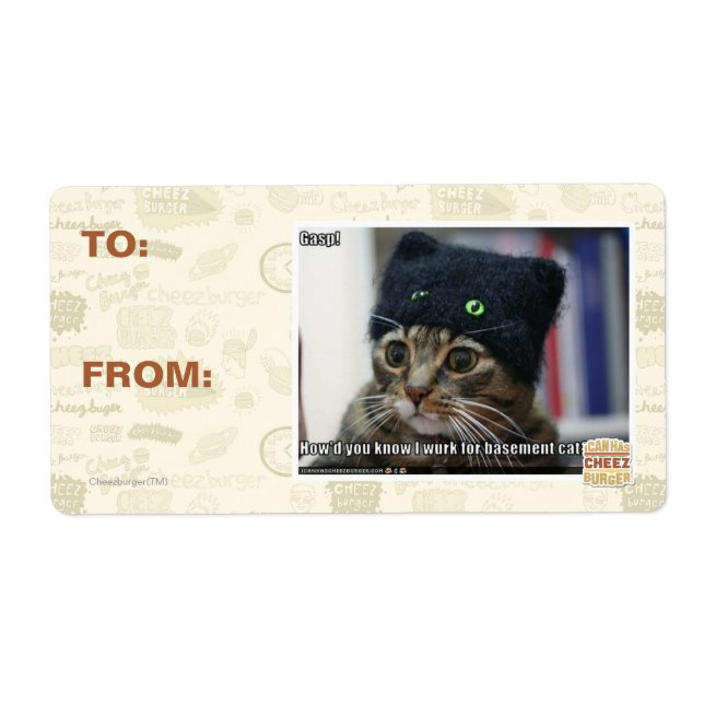 Étiquette Putain ! (Devant)