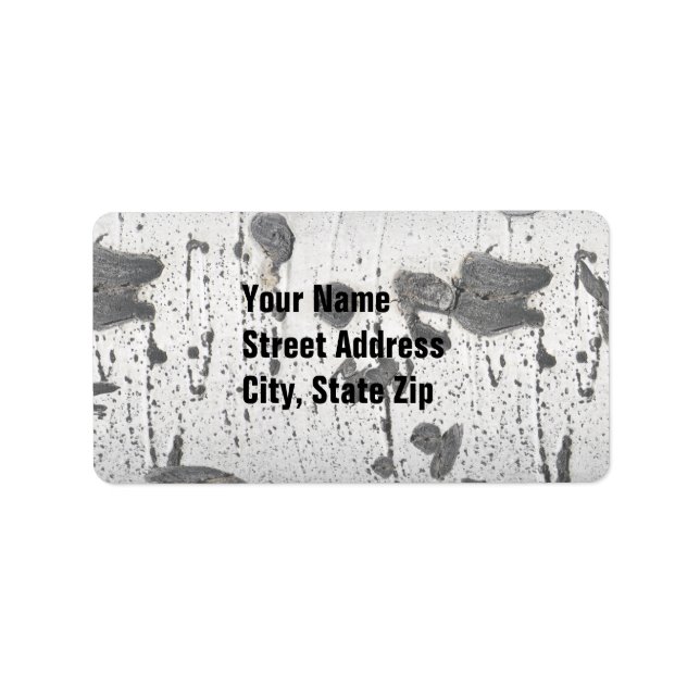 Étiquette Quaking Aspen Bark (Devant)