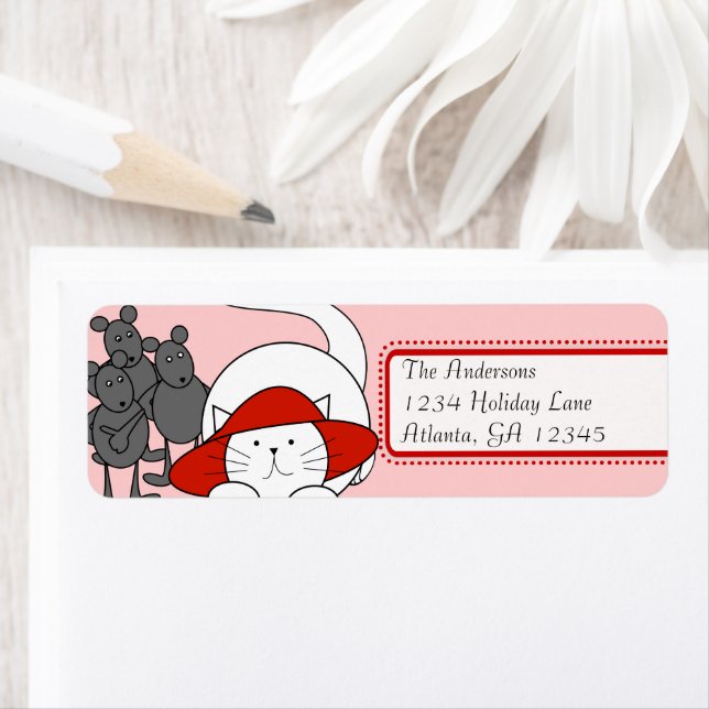 Étiquette Quand le chat est parti La souris jouera (En situation)