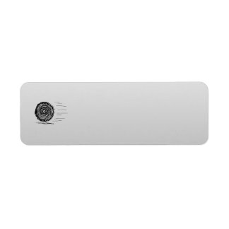Étiquette Rapide. Vite. Symbole en noir sur gris.