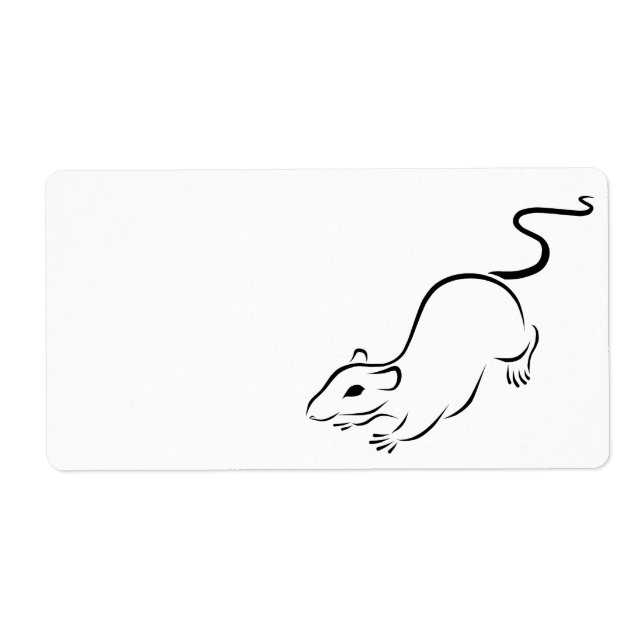 Étiquette Rat d'encre (Devant)
