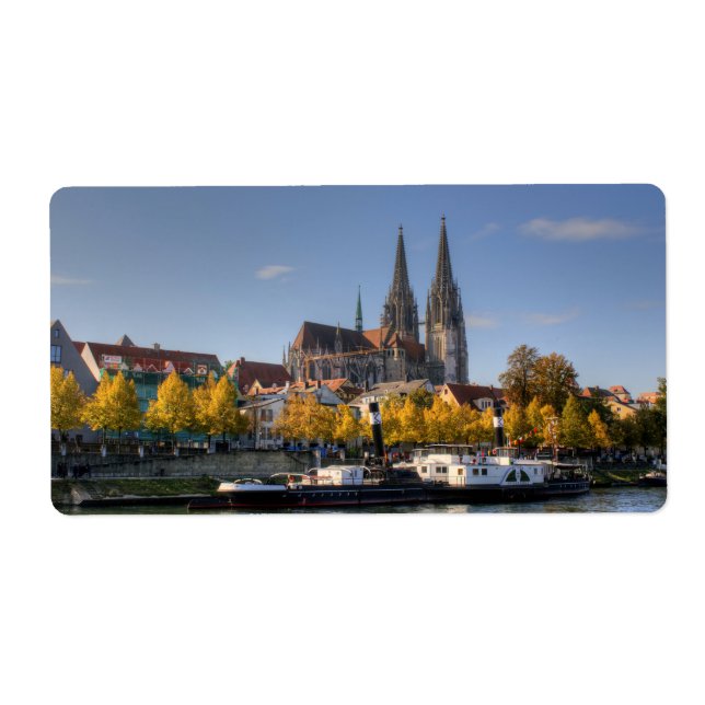 Étiquette Ratisbonne, Allemagne (Devant)