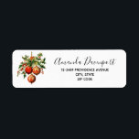 Étiquette Red Christmas Baubles avec Holly Festive<br><div class="desc">Étiquettes de adresse avec une illustration de style vintage. 3 boules de Noël rouges entourées de saints verts et de baies. Design rétro élégant.</div>