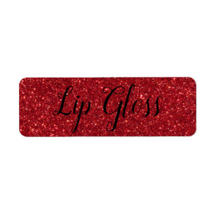 Étiquette Red Lipgloss