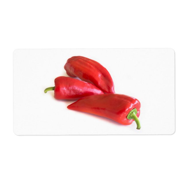 Étiquette Red pepper (Devant)