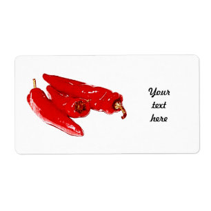 Étiquette red peppers