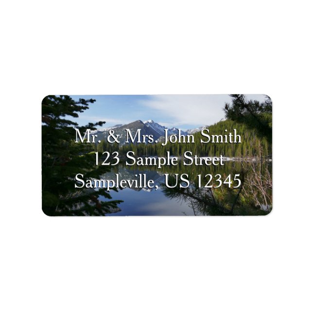 Étiquette Réflexion du lac de l'Ours III (Devant)