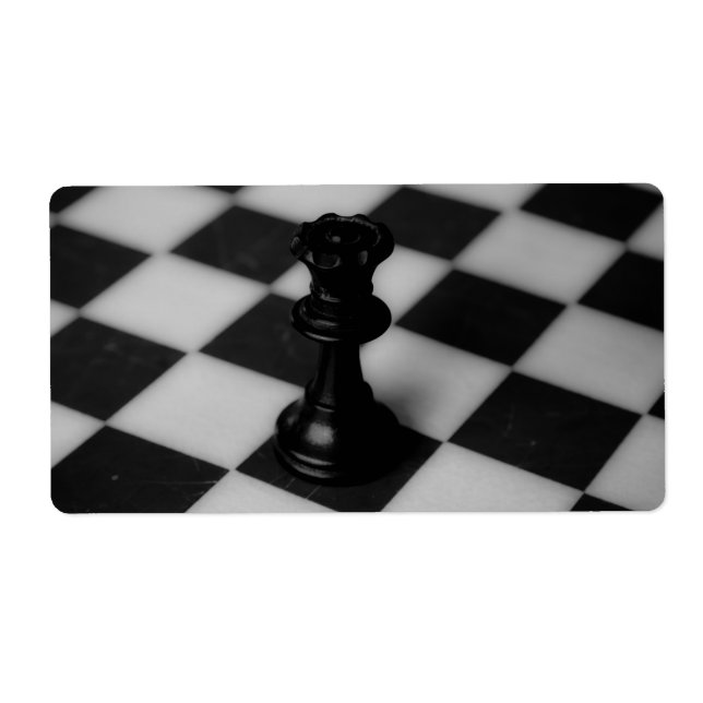Étiquette Reine des échecs (Devant)