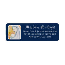 Religieux Noël Nativité Retour Adresse