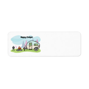 Étiquette Remorque de Camper