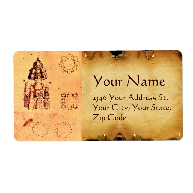 ÉTIQUETTE RENAISSANCE ARCHITECTURAL PROJECT,ARCHITECT (Devant)