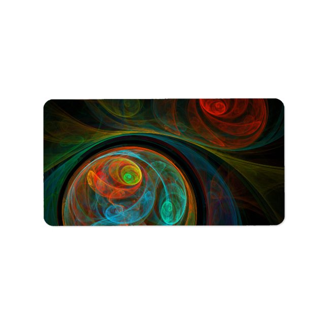 Étiquette Renaissance de l'art Abstrait (Devant)