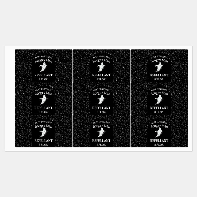 Étiquette Repellant Boogey Man le plus populaire (Feuille)
