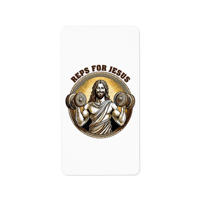 Étiquette Reps pour Jésus (Devant)