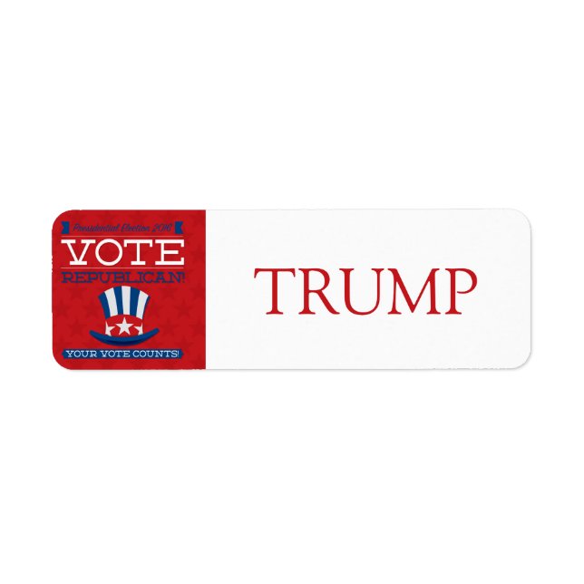 Étiquette Républicain (Devant)