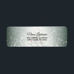 Étiquette Retour Adresse Green Christmas Tree Flacons de nei<br><div class="desc">Retour Adresse Green Christmas Tree Flakes étiquette. Unique,  beau,  design élégant. Facile à personnaliser. Le style de police,  la taille et les couleurs peuvent être modifiés. Des éléments correspondants sont disponibles.</div>