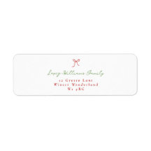 Retour minimaliste de Noël à la main tirée