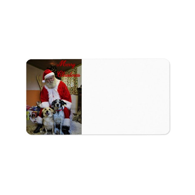 Étiquette Réunion Père Noël (Devant)