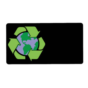 Étiquette Réutilisez l'étiquette de la terre