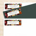 Étiquette Richesse du printemps Mariage coloré Adresse de re<br><div class="desc">Romantique riche couleur floral photographié graphiques. Modifiez toutes les polices et les couleurs de forme/arrière - plan.</div>