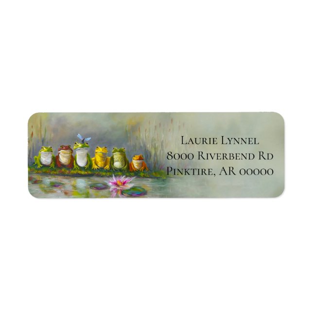 Étiquette Rivière Ribbit (Devant)