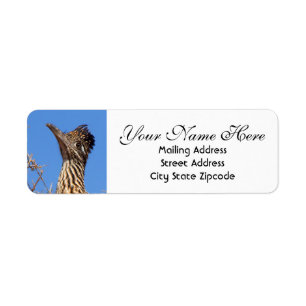 Étiquette Roadrunner Head Return Adresse