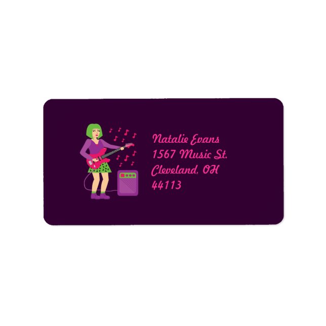 Étiquette Rock Chick (Devant)