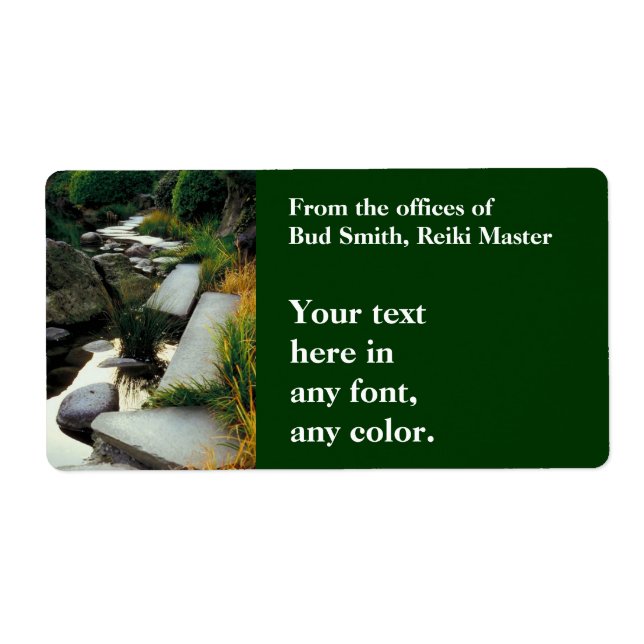 Étiquette Rocky Creek (Devant)