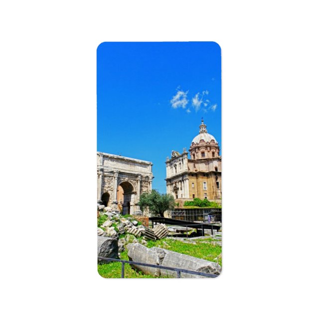 Étiquette Roman forum (Devant)