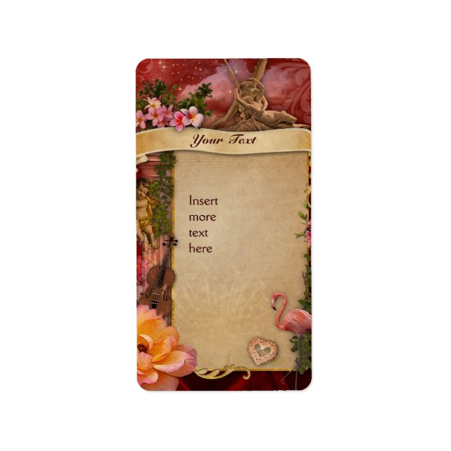 Étiquette Romantique (Devant)