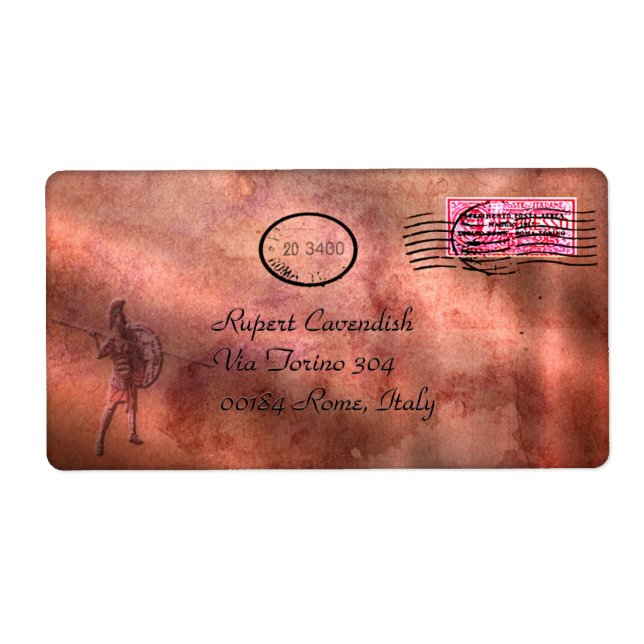 Étiquette Romera personnalisable (Devant)