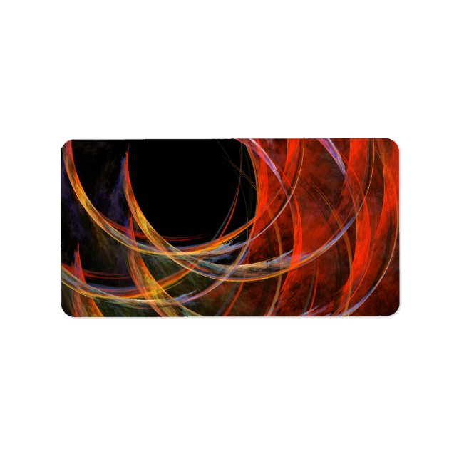 Étiquette Rompre le cercle de l'art Abstrait (Devant)