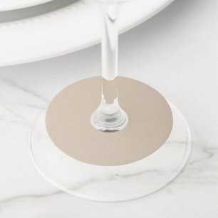 Étiquette ronde de la meilleure qualité en verre