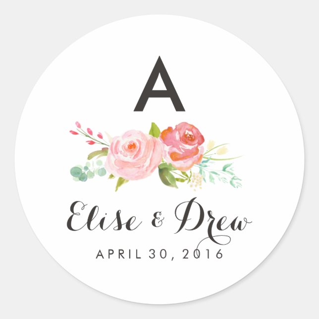 Étiquette rose (Devant)