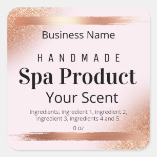 Étiquette Rose De Bain À Savon Gold Et Rose