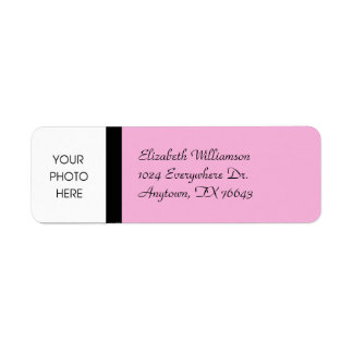 Étiquette Rose élégant